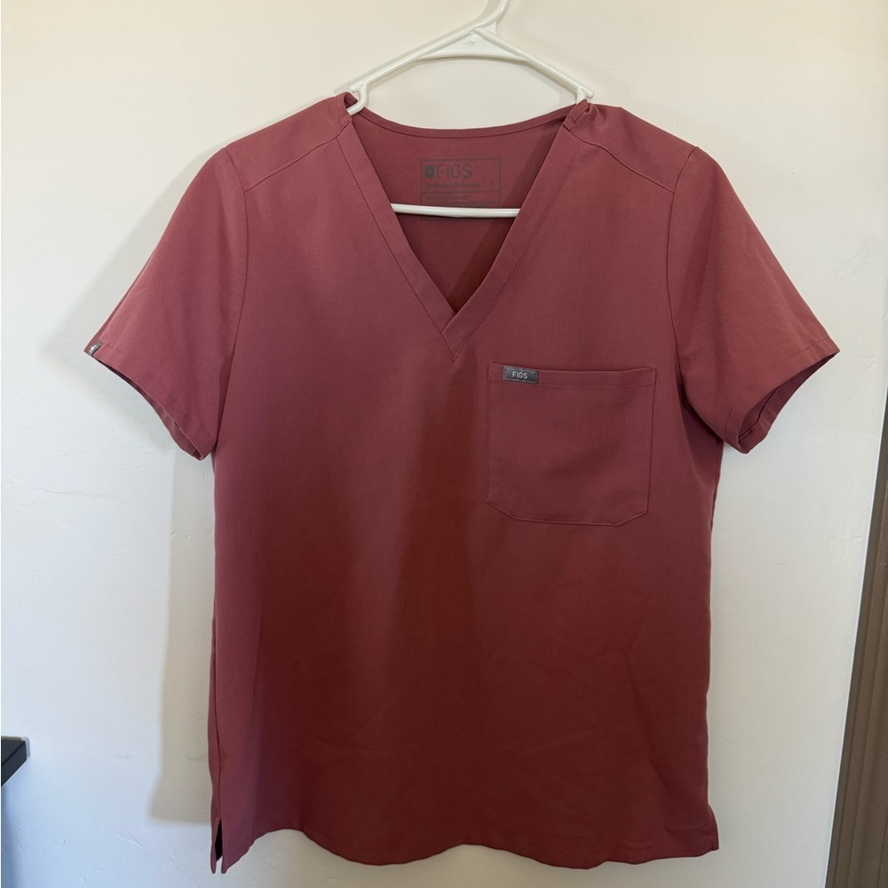 Figs mauve scrub set small top medium bottom